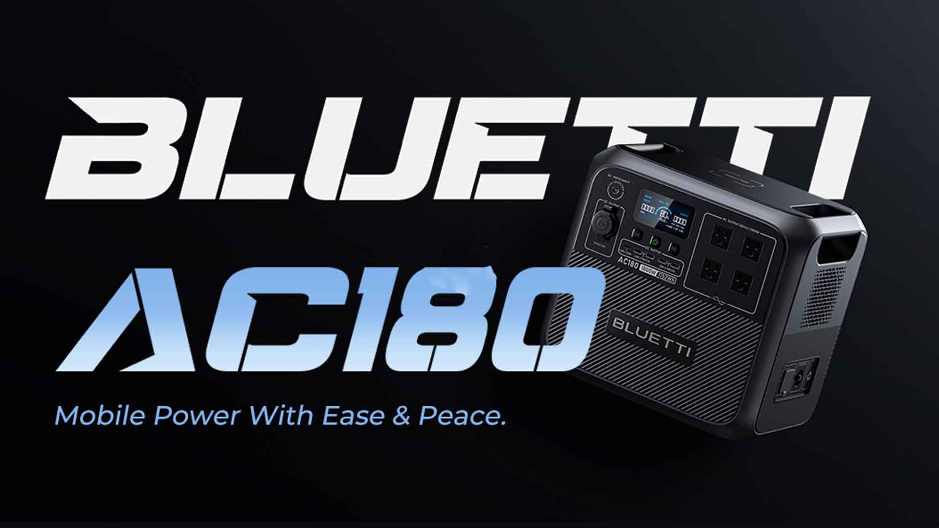 BLUETTI AC180 power station