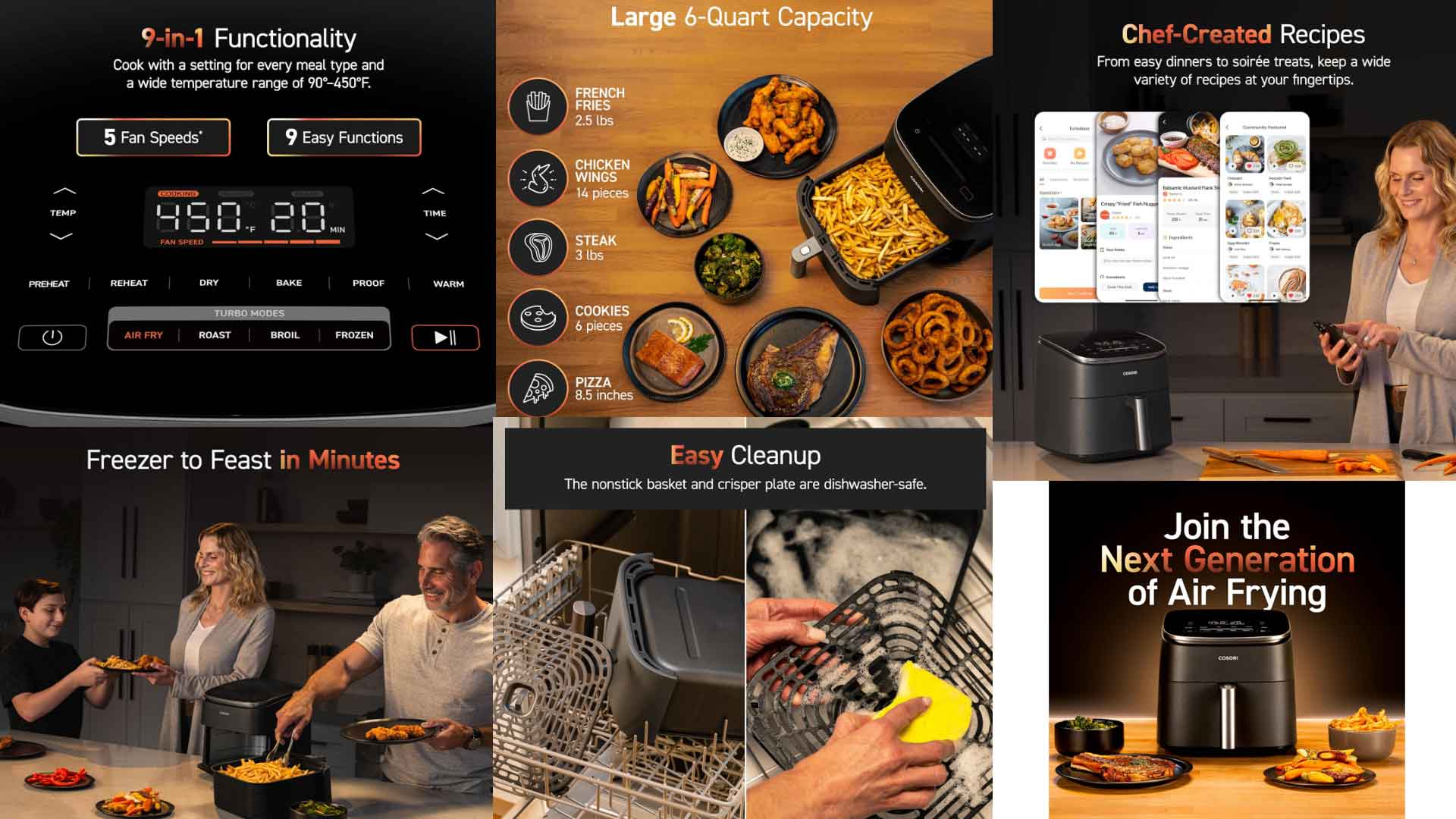 COSORI air fryer, COSORI air fryer price, best air fryer, best air fryers 2024, air fryer deals, Amazon air fryer, dual air fryer, air fryers on sale, best price air fryer