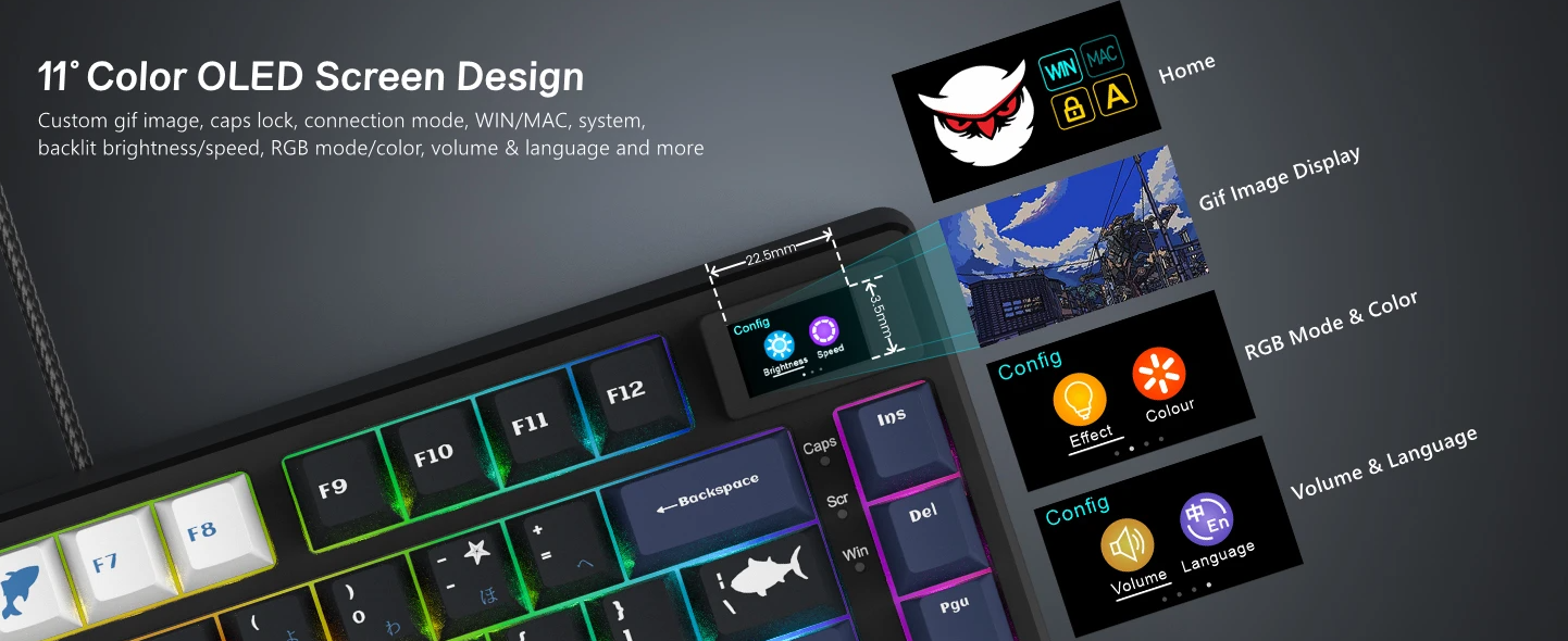 Womier S-K80 Gaming Keyboard